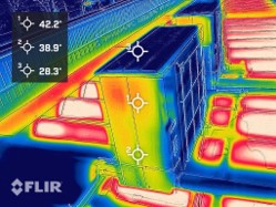 未塗装時サーモ画像